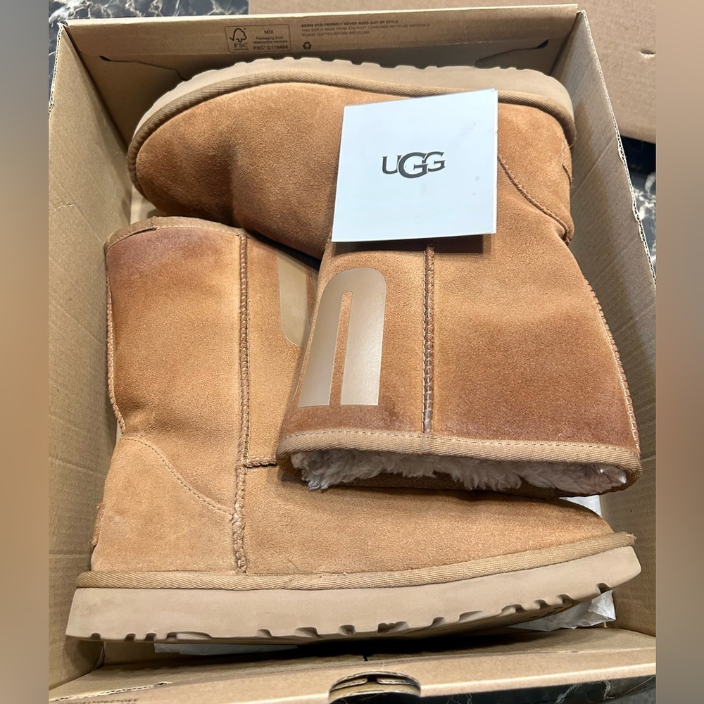 LIMITED EDITION SHORT CHESTNUT UGG BOOTS